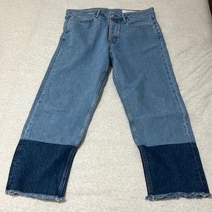 Rag & bone high rise ankle slim jeans